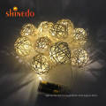 10 LED Rattan Ball Solar String Light (SD-SSL011)